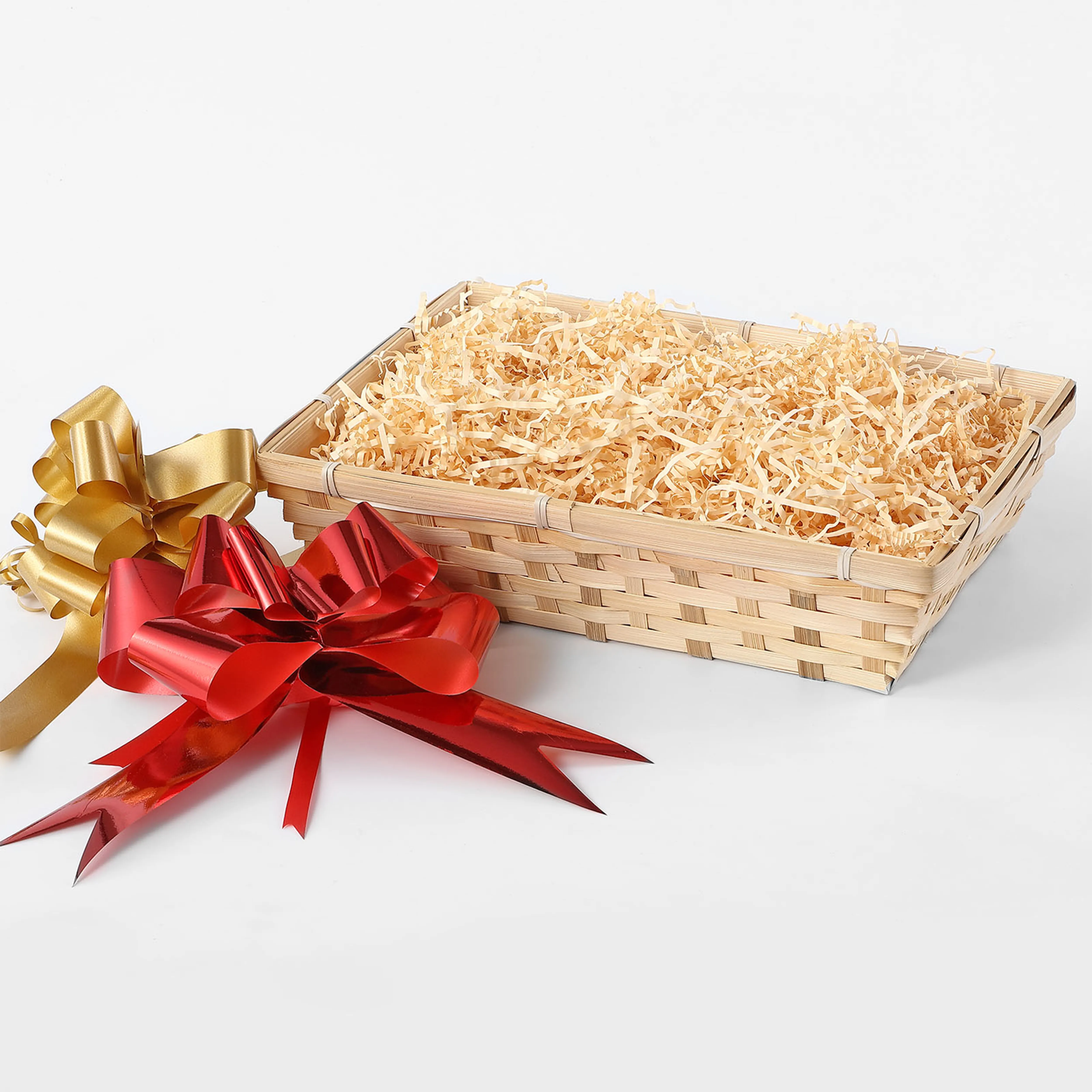 30cm Bamboo Packing Basket Tray