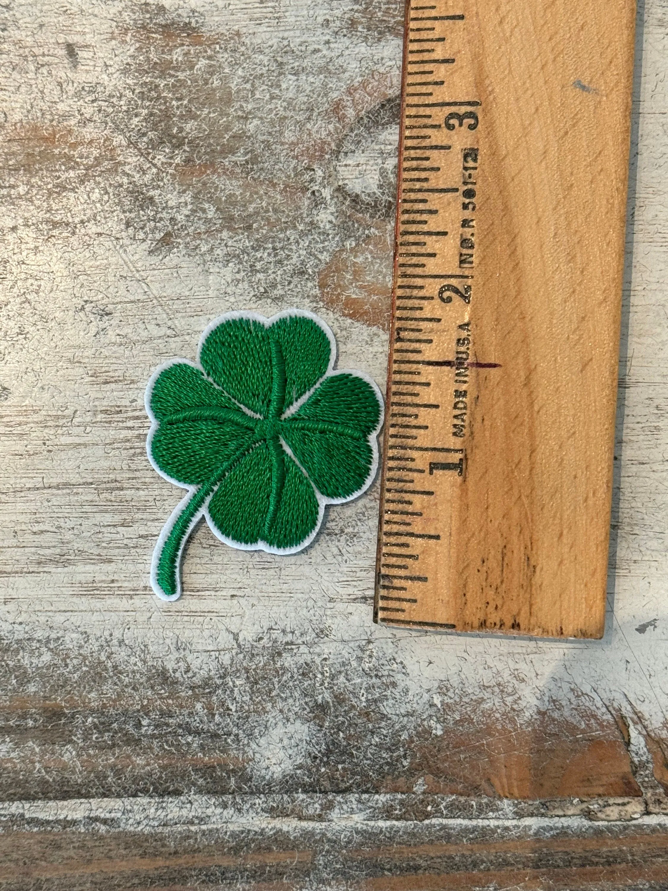 4 Leaf Clover Iron On Patch