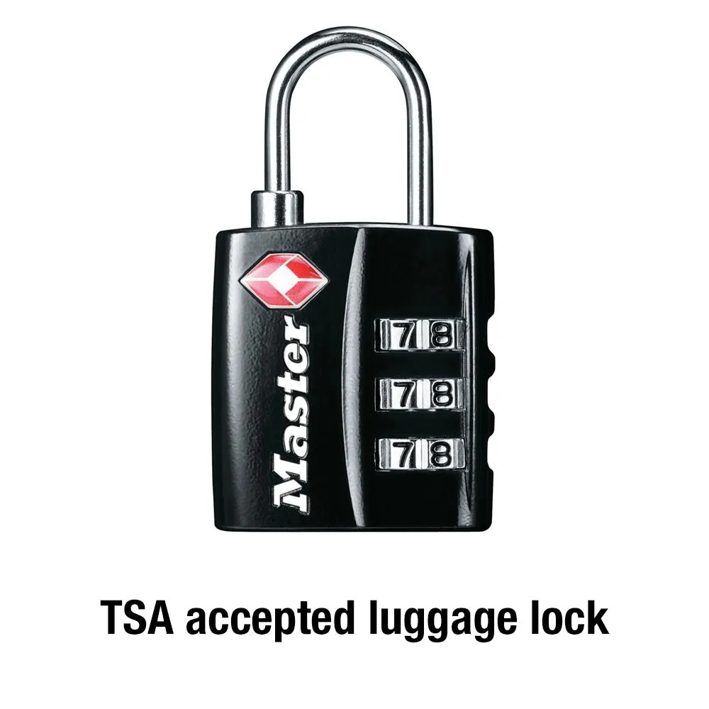 4680DBLK TSA-ACCEPTED COMBINATION PADLOCK