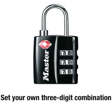 4680DBLK TSA-ACCEPTED COMBINATION PADLOCK