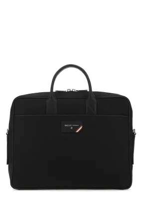Bally Faldy Logo Patch Briefcase