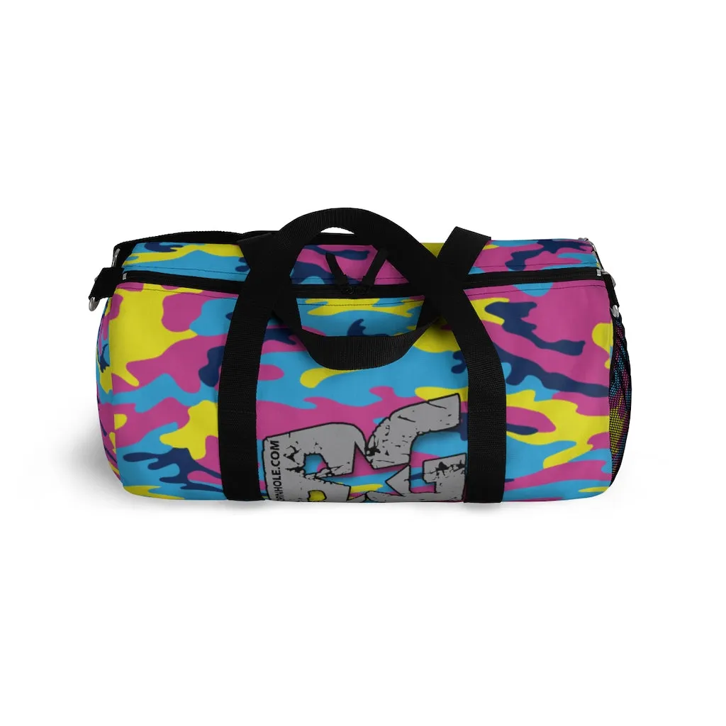 BG Cornhole Bubble Gum Camo Duffel Bag
