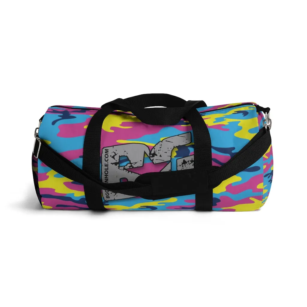 BG Cornhole Bubble Gum Camo Duffel Bag