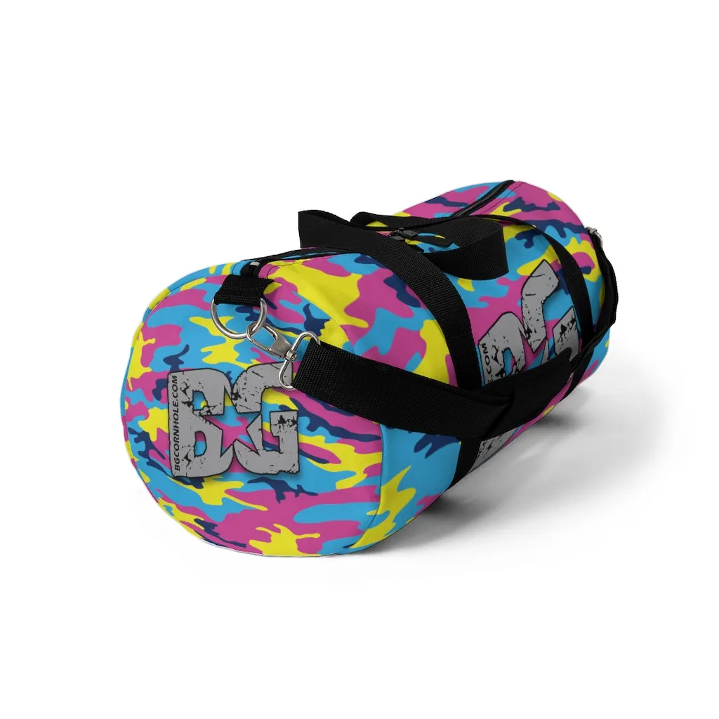 BG Cornhole Bubble Gum Camo Duffel Bag