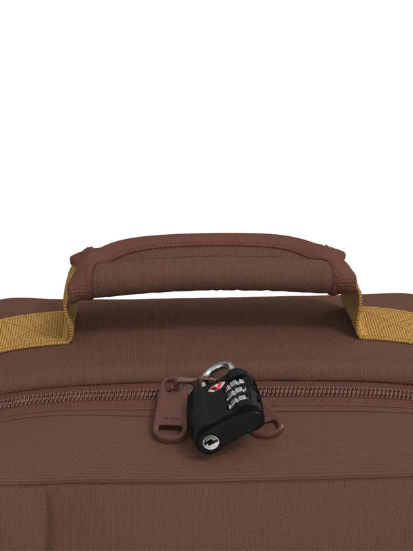 Cabinzero Classic 28L Backpack in Belgian Chocolate Color
