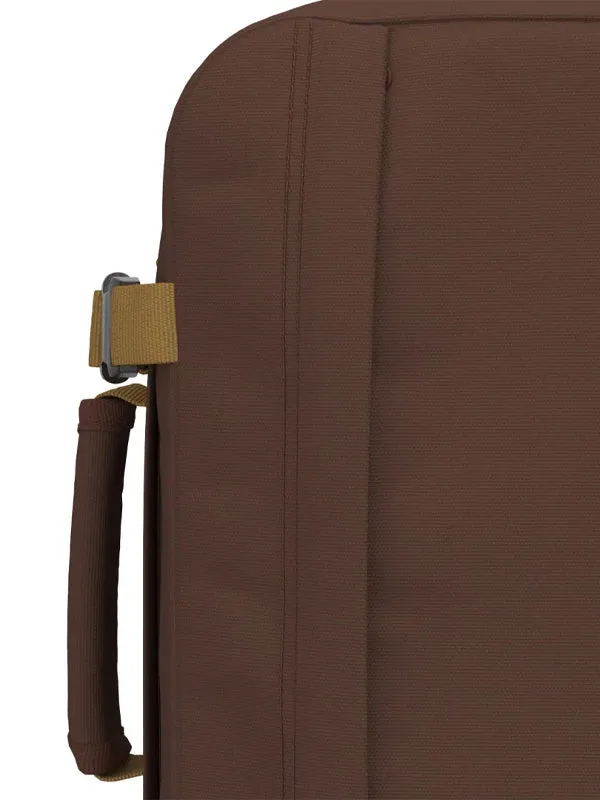 Cabinzero Classic 28L Backpack in Belgian Chocolate Color