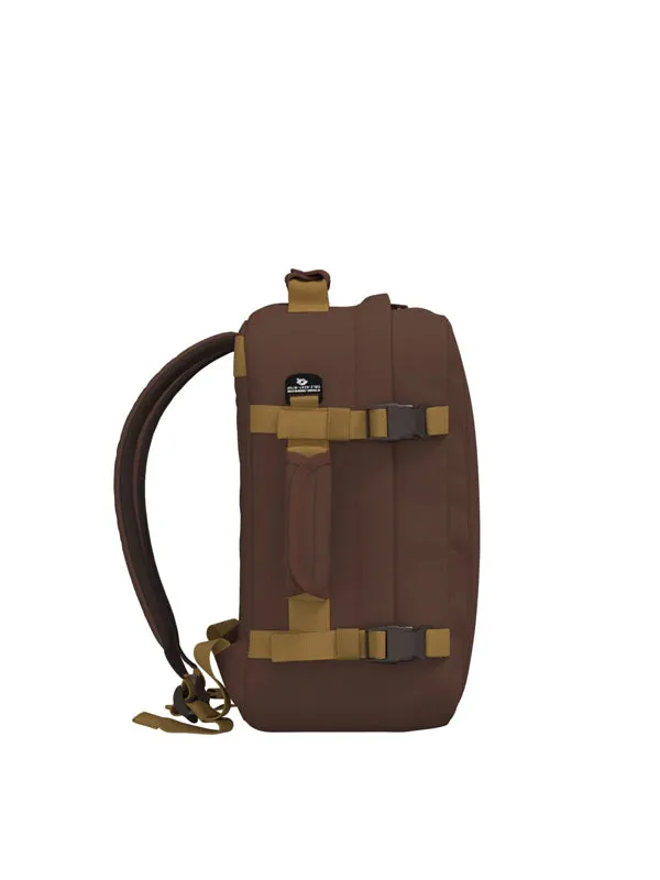 Cabinzero Classic 28L Backpack in Belgian Chocolate Color