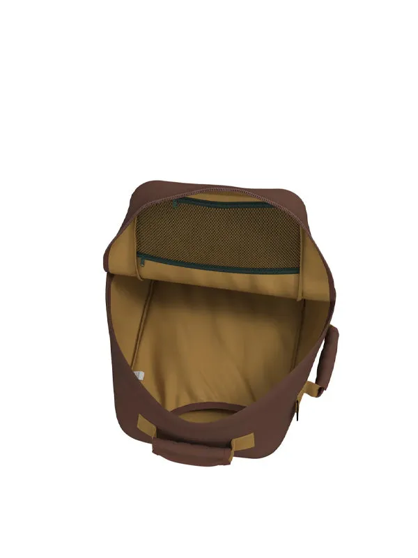Cabinzero Classic 28L Backpack in Belgian Chocolate Color