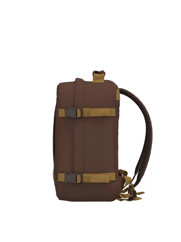 Cabinzero Classic 28L Backpack in Belgian Chocolate Color