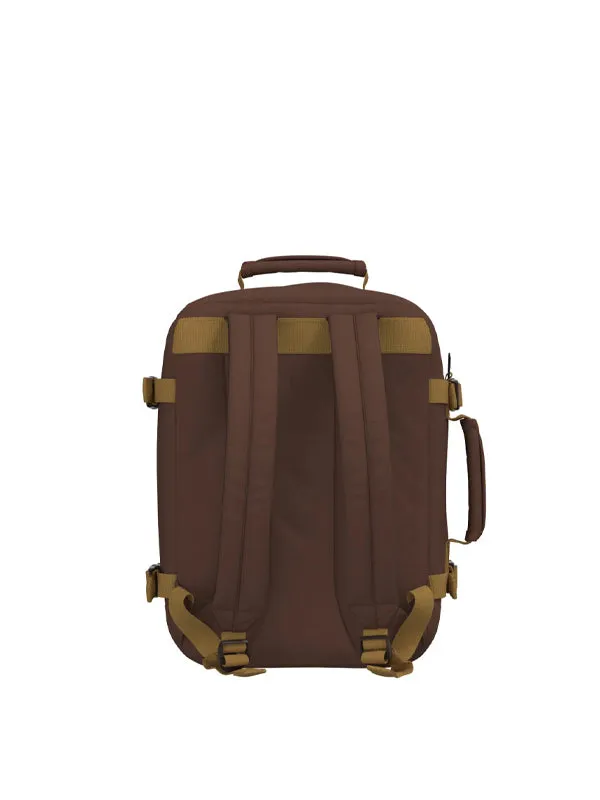 Cabinzero Classic 28L Backpack in Belgian Chocolate Color