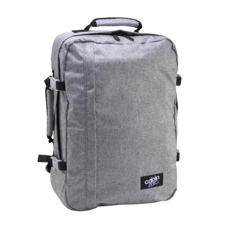 Cabinzero Classic 44L Ultra-Light Cabin Bag in Ice Grey Color
