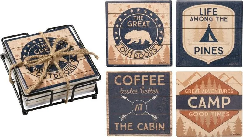 CAMPING COASTER SET OF 4