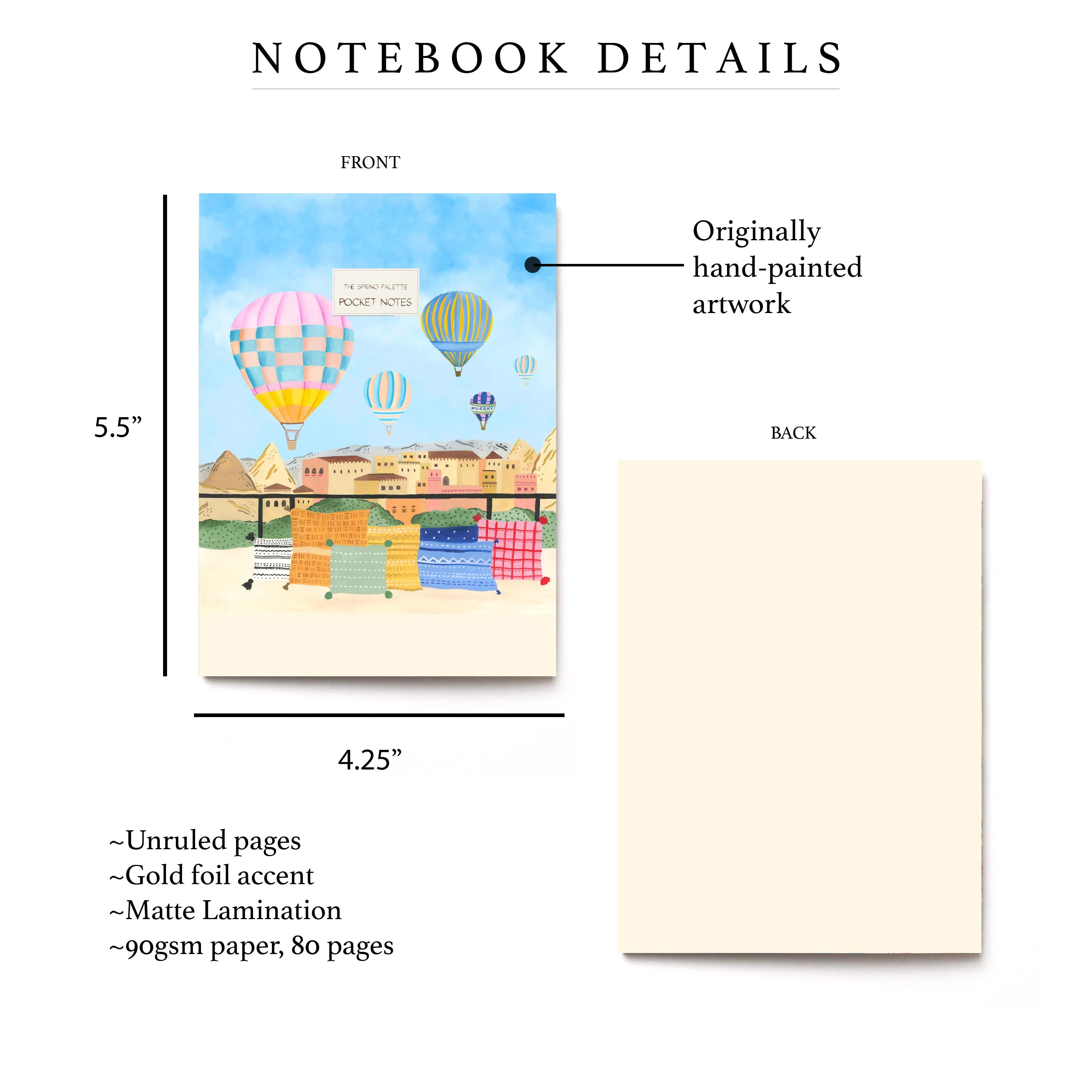 Cappadocia Pocket Notebook