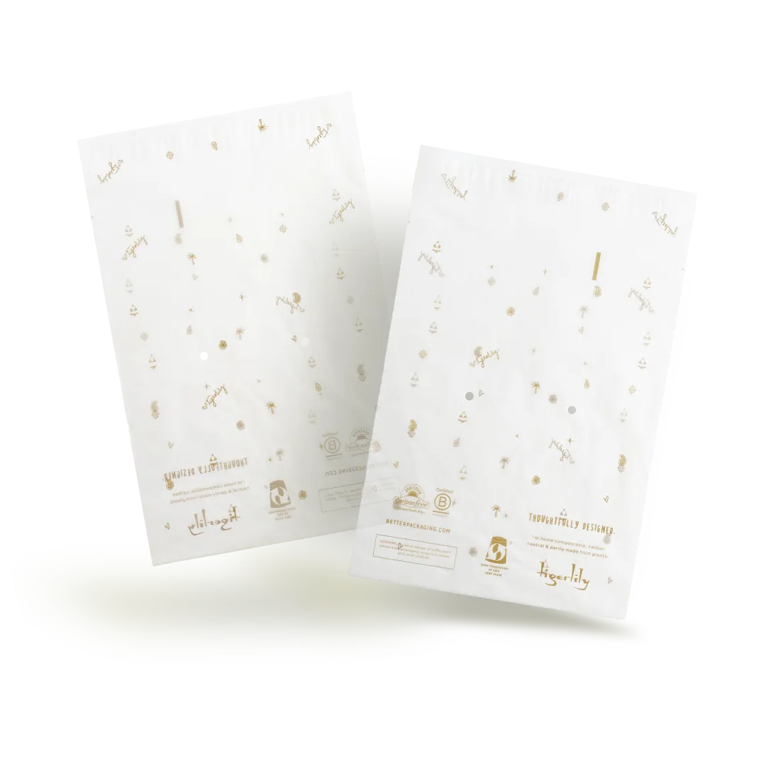 Custom Compostable Poly Garment Bags