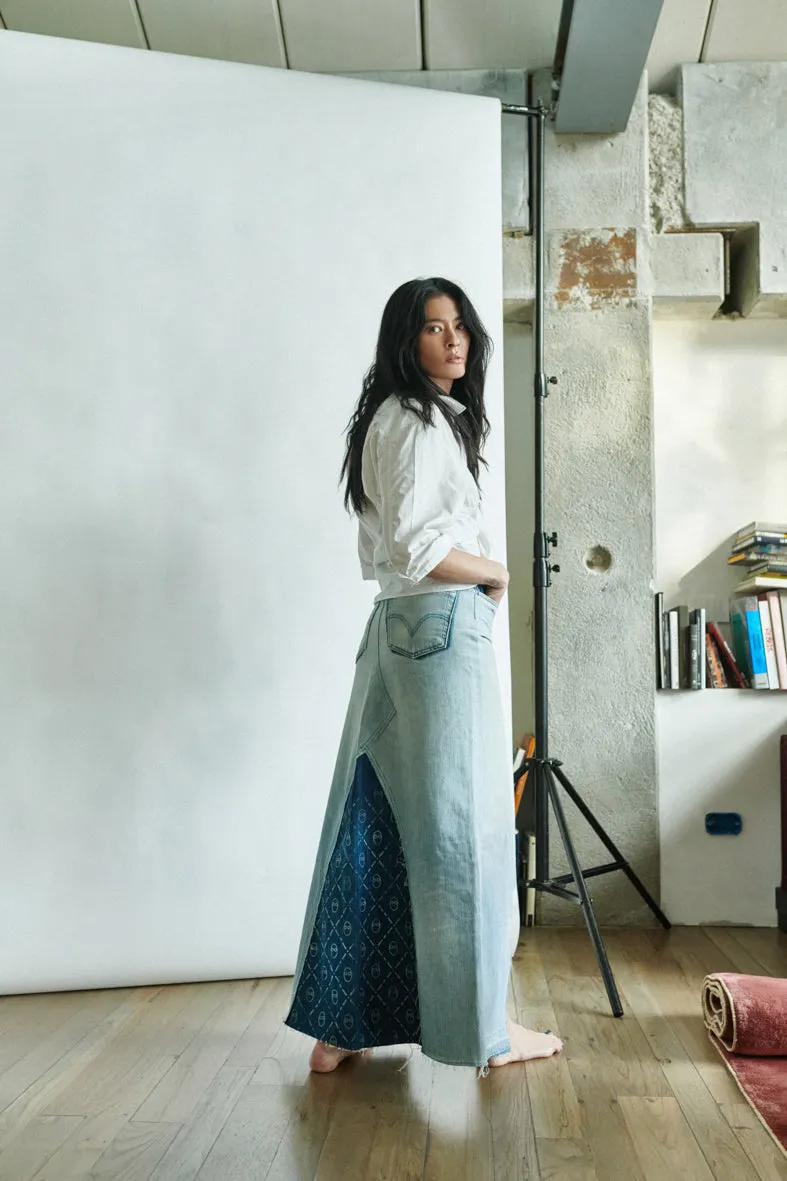 Eclipse upcycled skirt - upcycled garment
