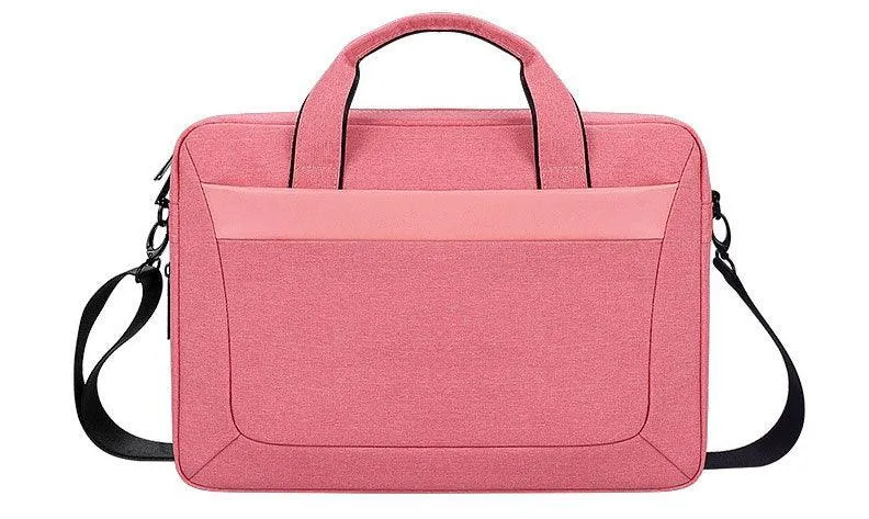 Executive 2 In 1 Laptop Shoulder Bag -Pink