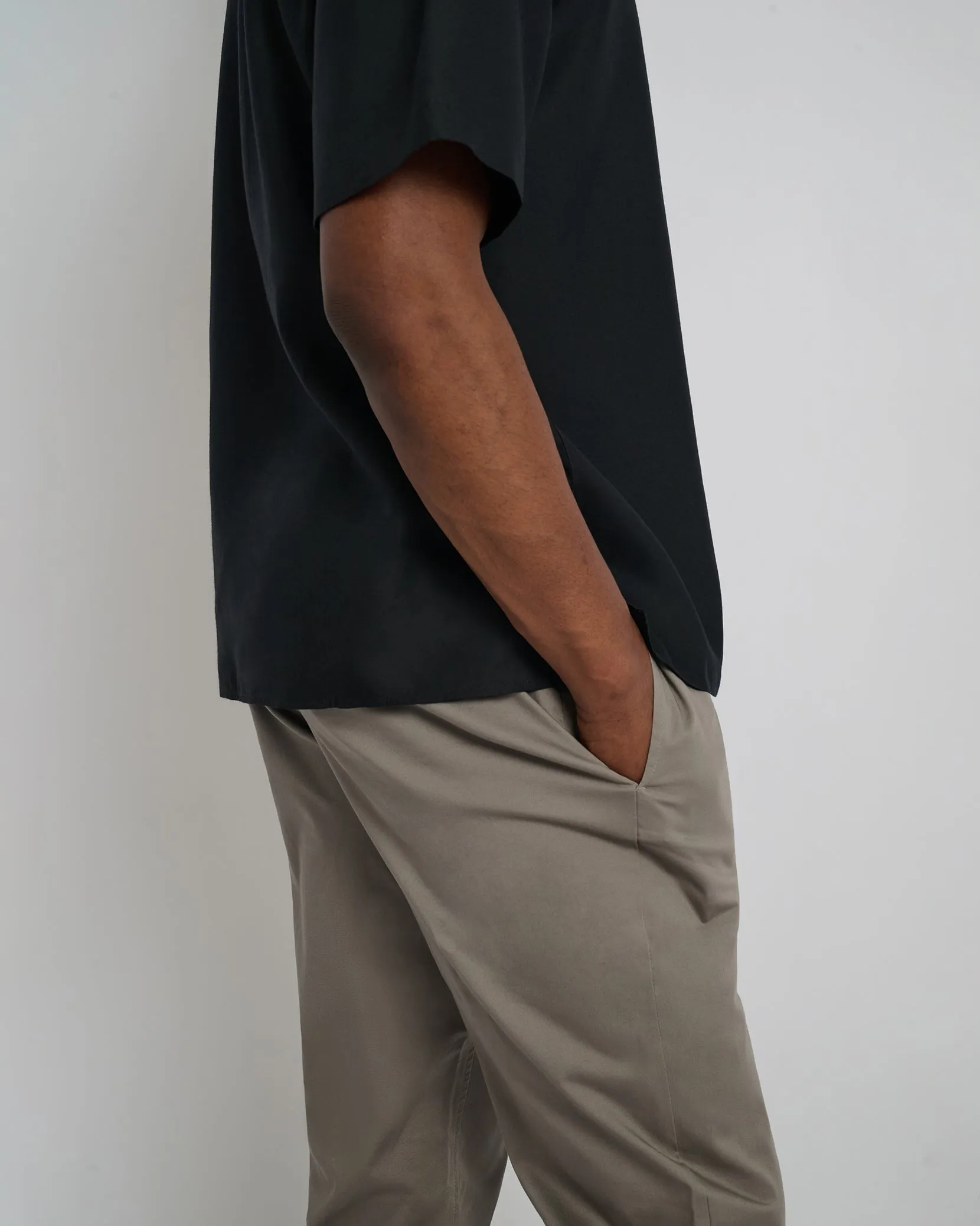 Garment Dye Cotton Drawstring Pant
