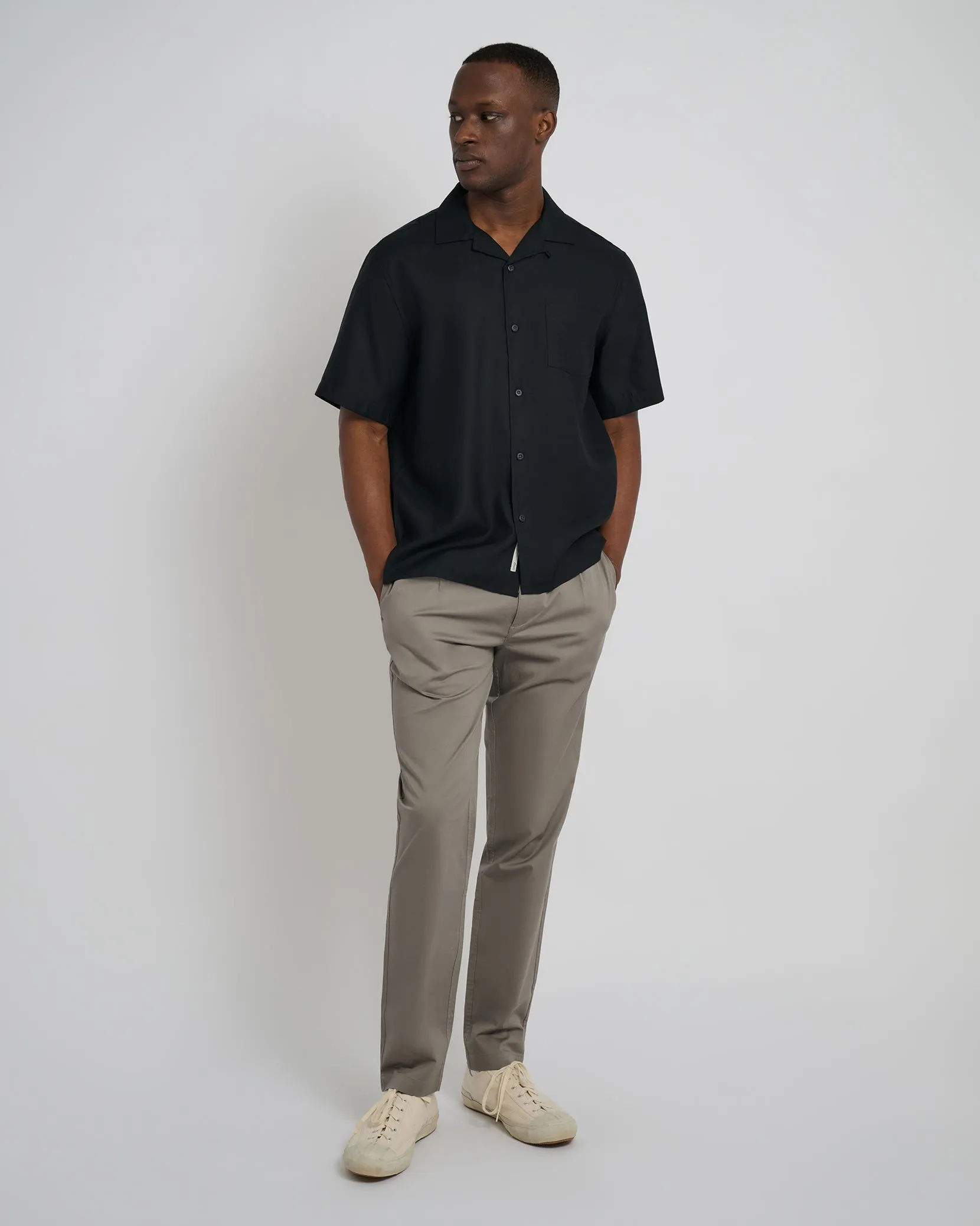 Garment Dye Cotton Drawstring Pant