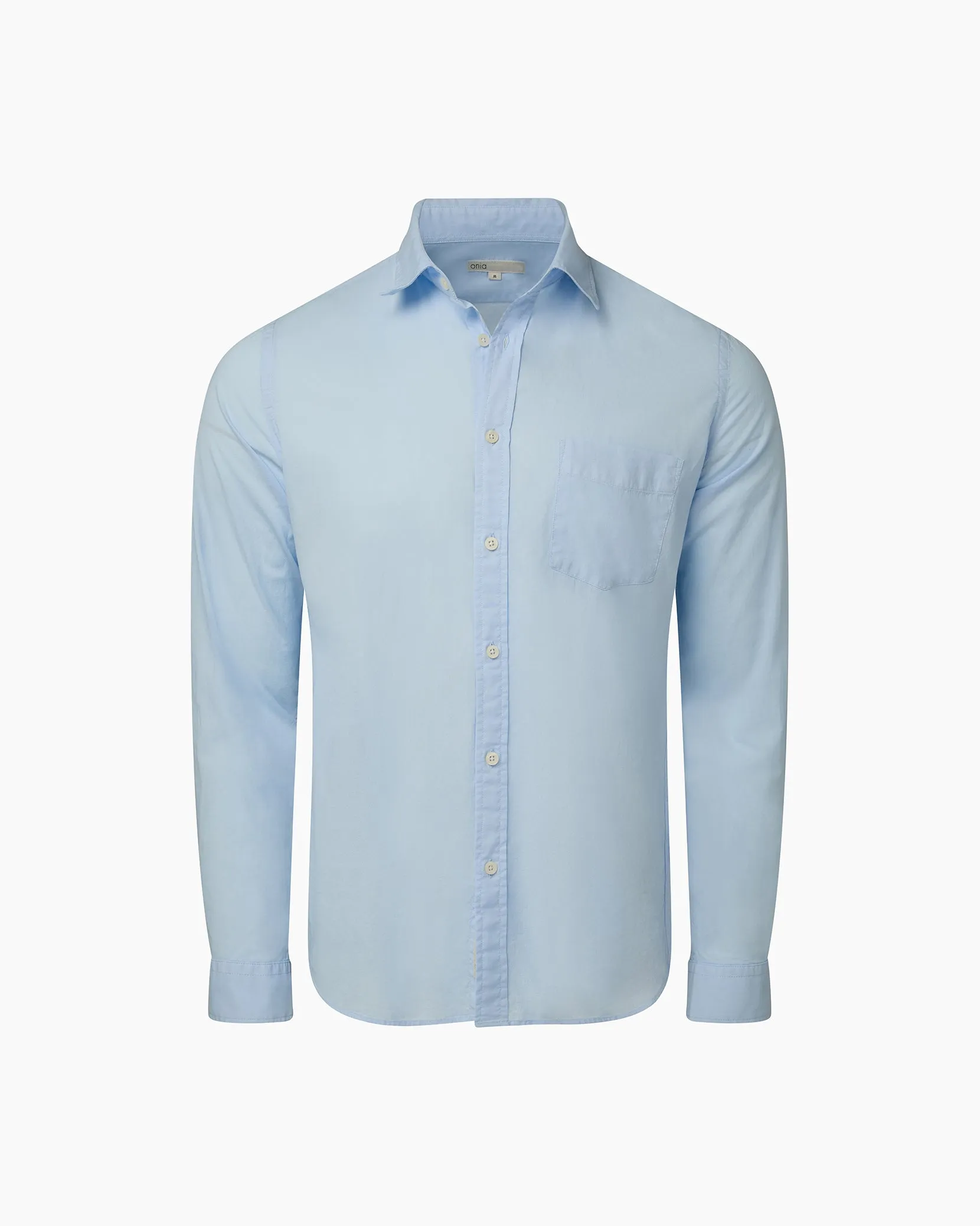 Garment Dye Cotton Voile Shirt