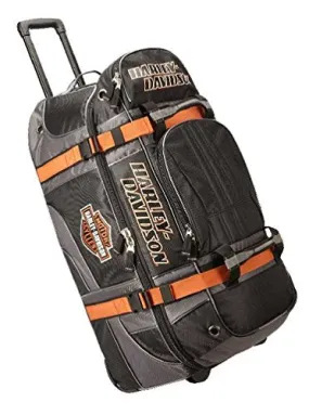 Harley-Davidson Bar & Shield Logo 33" XLG Wheeling Duffel Bag 99410-BLACK