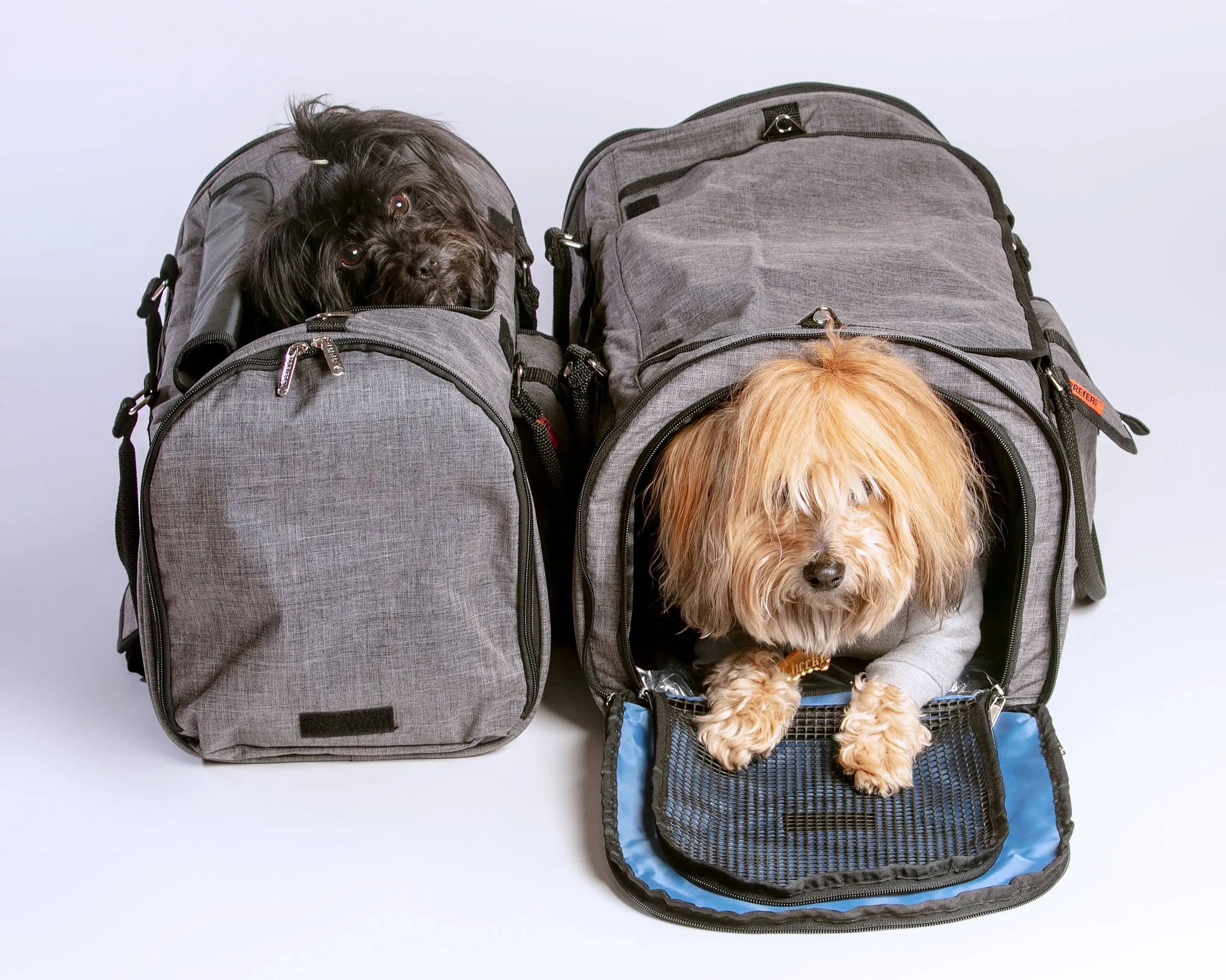 Hideaway Duffle Pet Carrier in Heather Grey (Airline Approved) (FINAL SALE)
