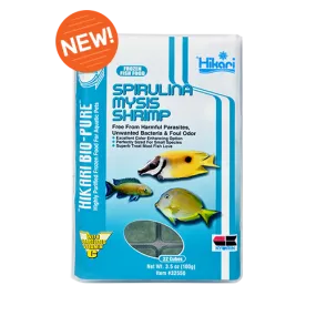 Hikari Frozen Spirulina Mysis Shrimp Cubes 3.5 oz