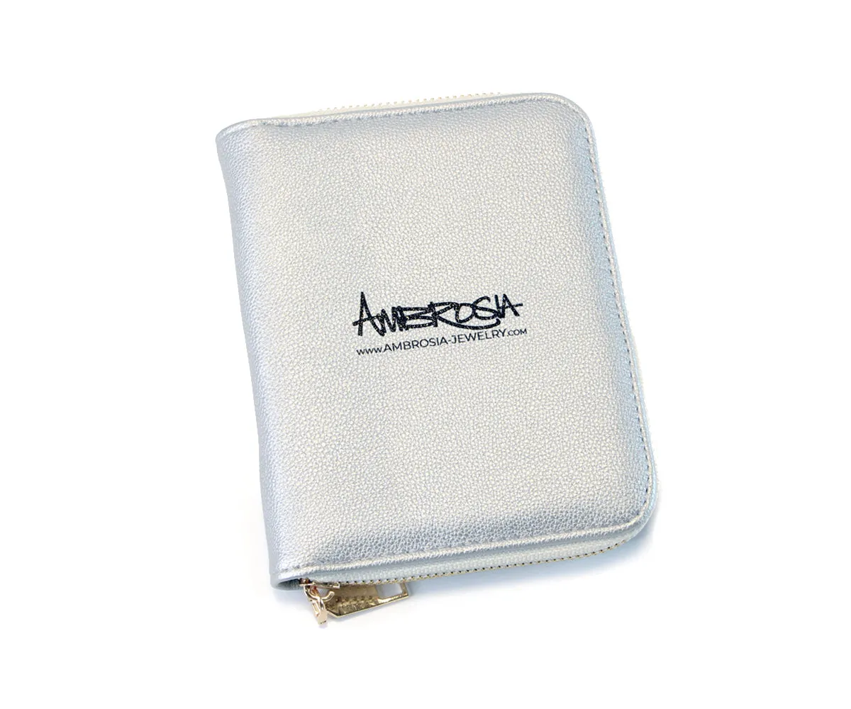 Jewelry Travel Folder Silver