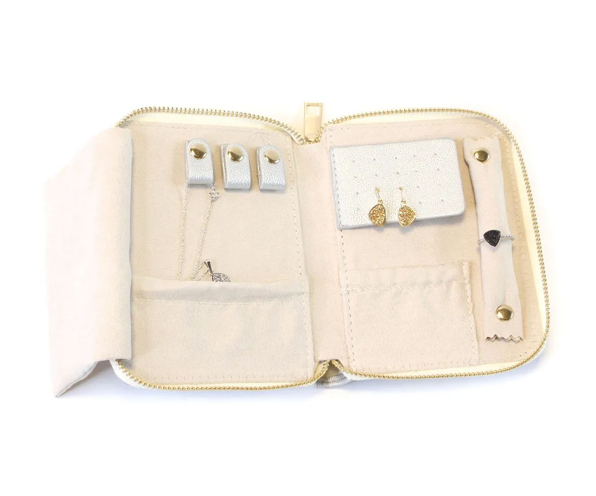 Jewelry Travel Folder Silver
