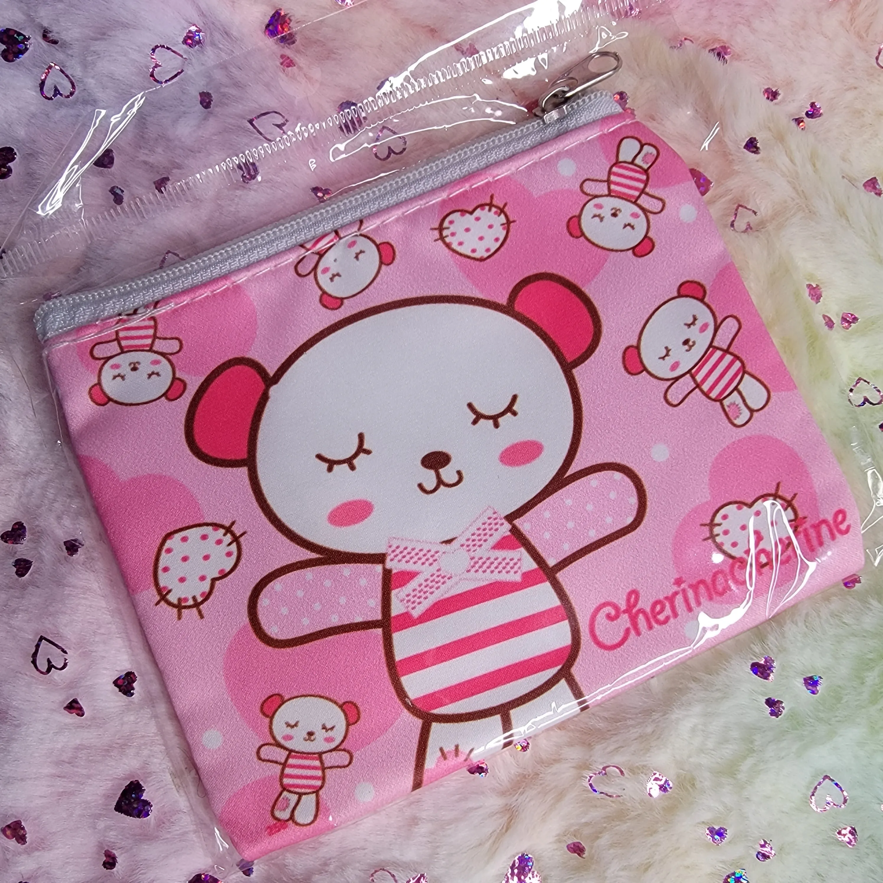 Kawaii Print Mini Pouch, Assorted Styles