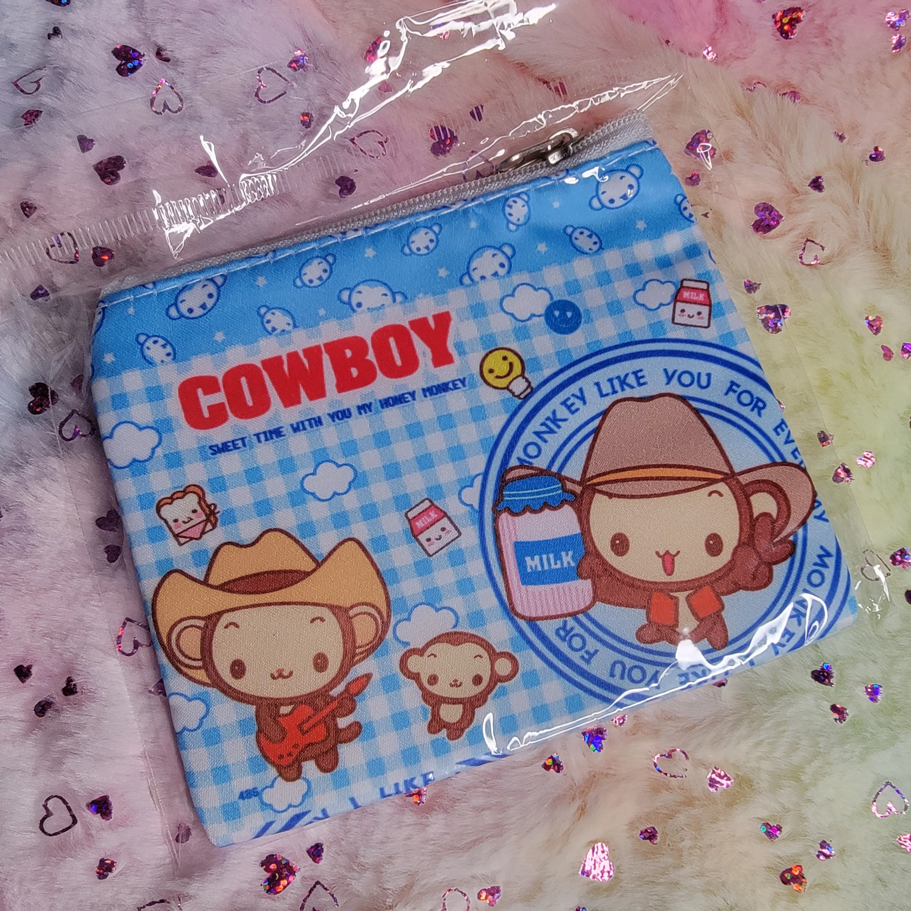 Kawaii Print Mini Pouch, Assorted Styles