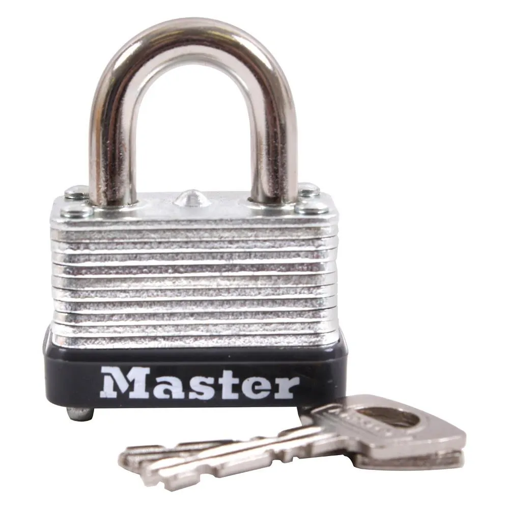 Master Lock Laminated Steel Padlock with Key