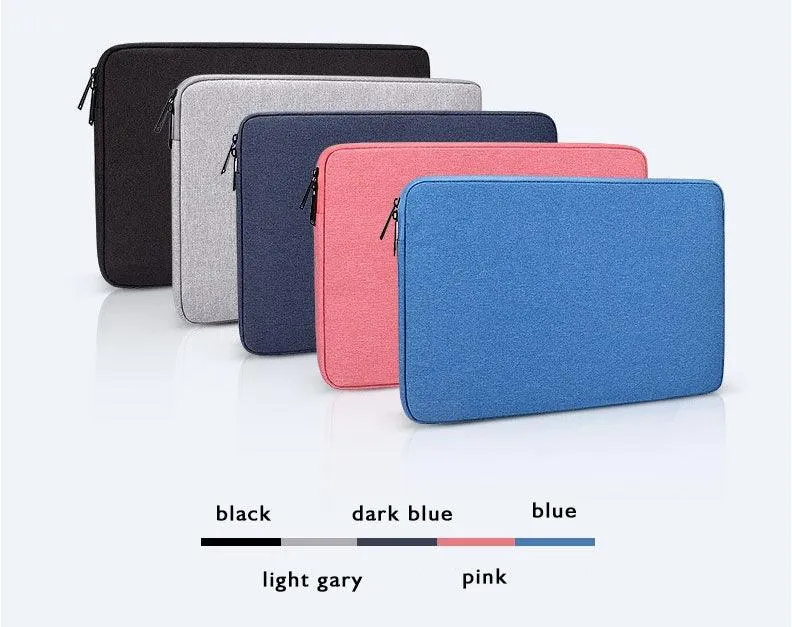 Men's Simple Oxford 2 In 1 Laptop Sleeve- Ash