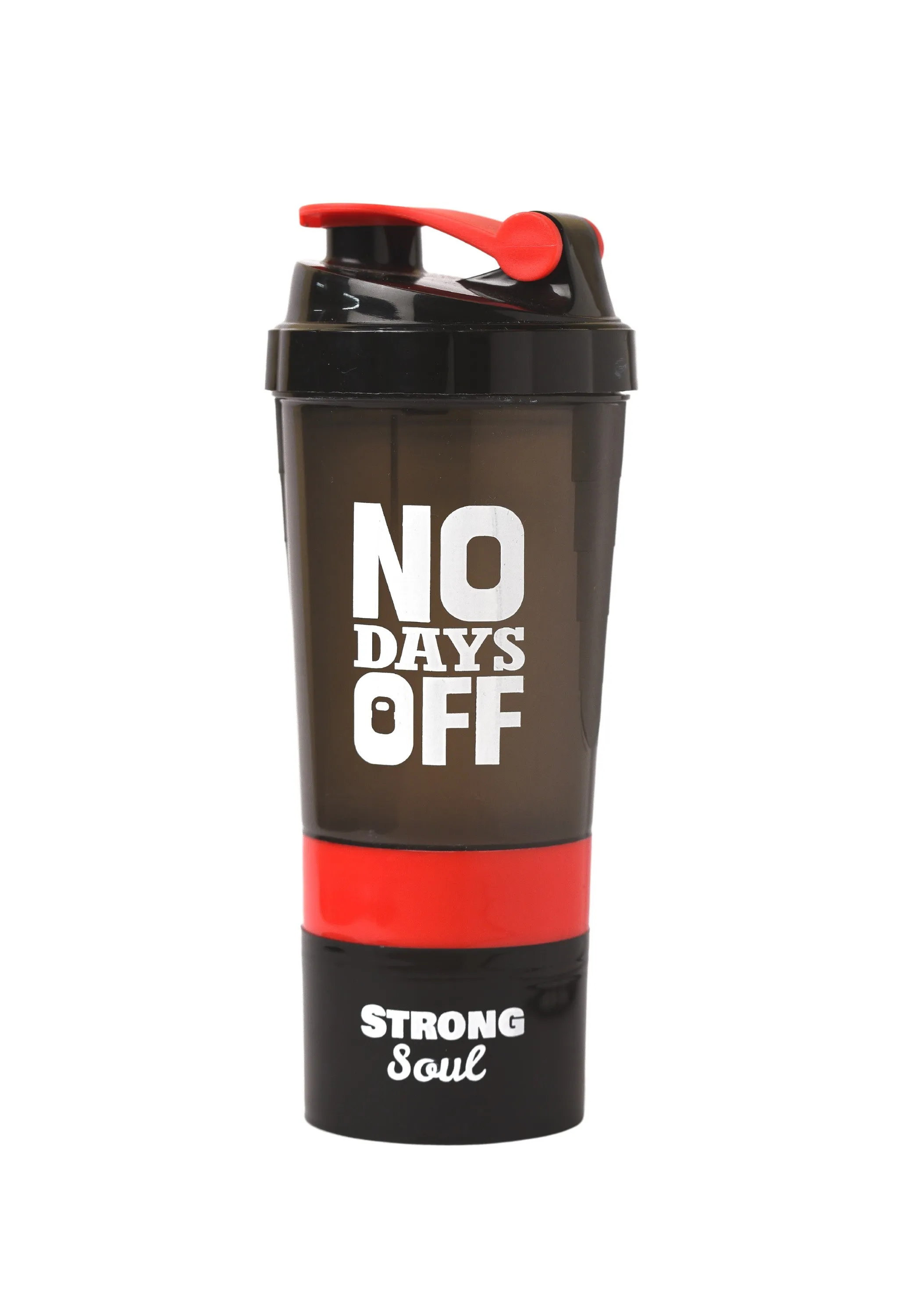 No Days Off - Protein Shaker Pro 700ML - Red