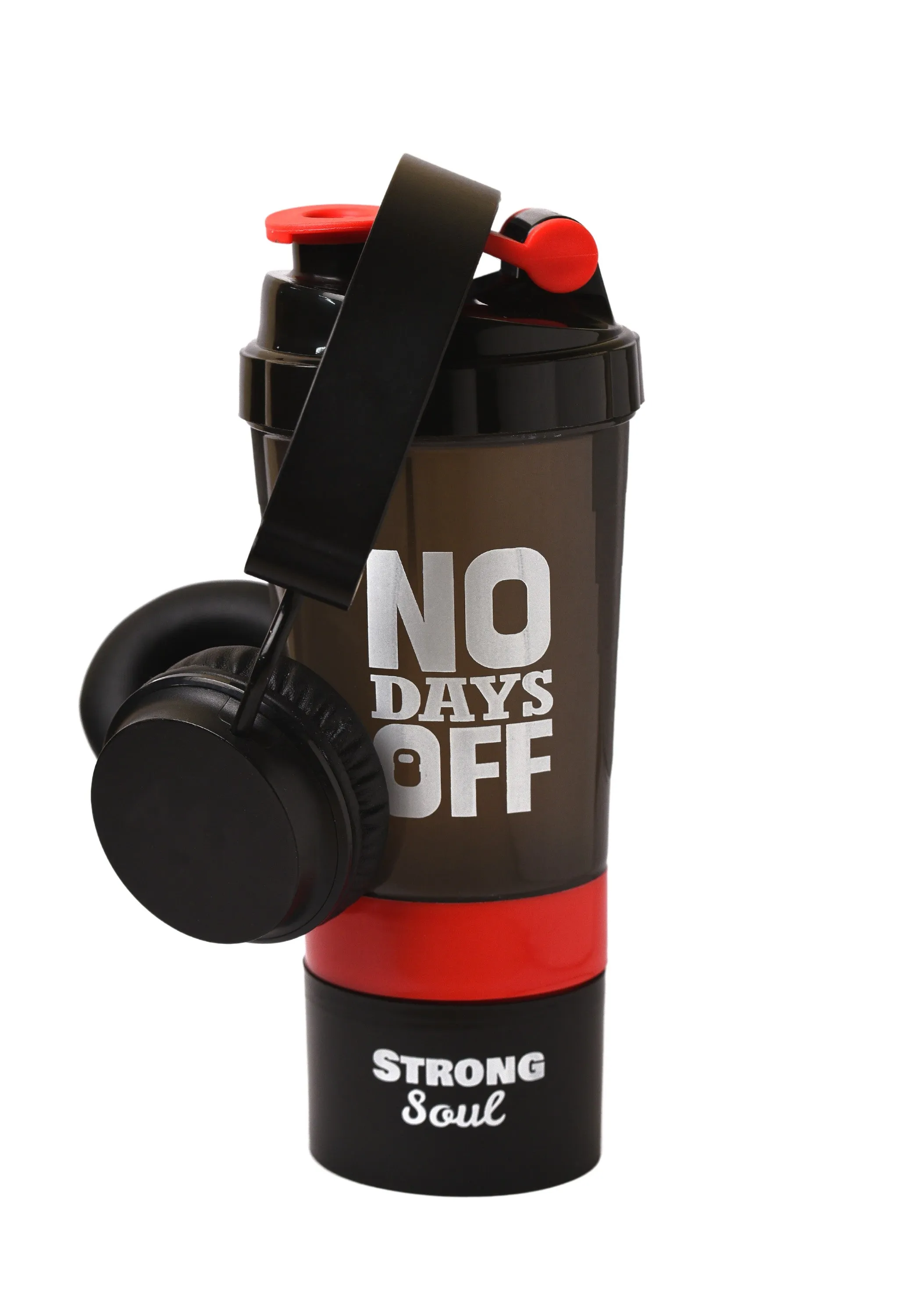 No Days Off - Protein Shaker Pro 700ML - Red