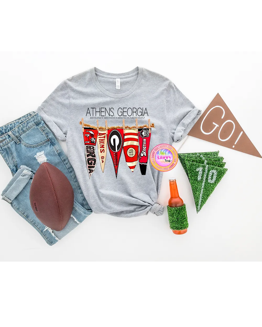 Savvy Tees and More - UGA Athens Pennant