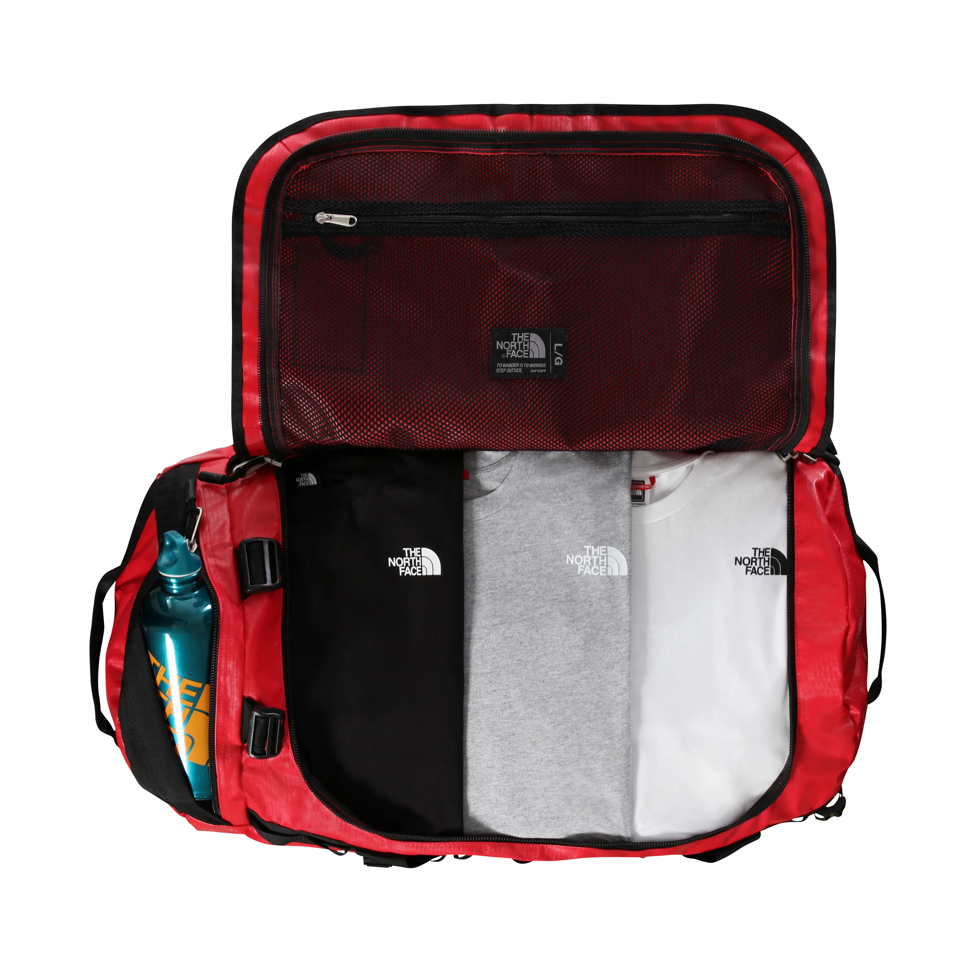 The North Face Base Camp Duffel - L TNF Red/TNF Black | Buy The North Face Base Camp Duffel - L TNF Red/TNF Black here | Outnorth