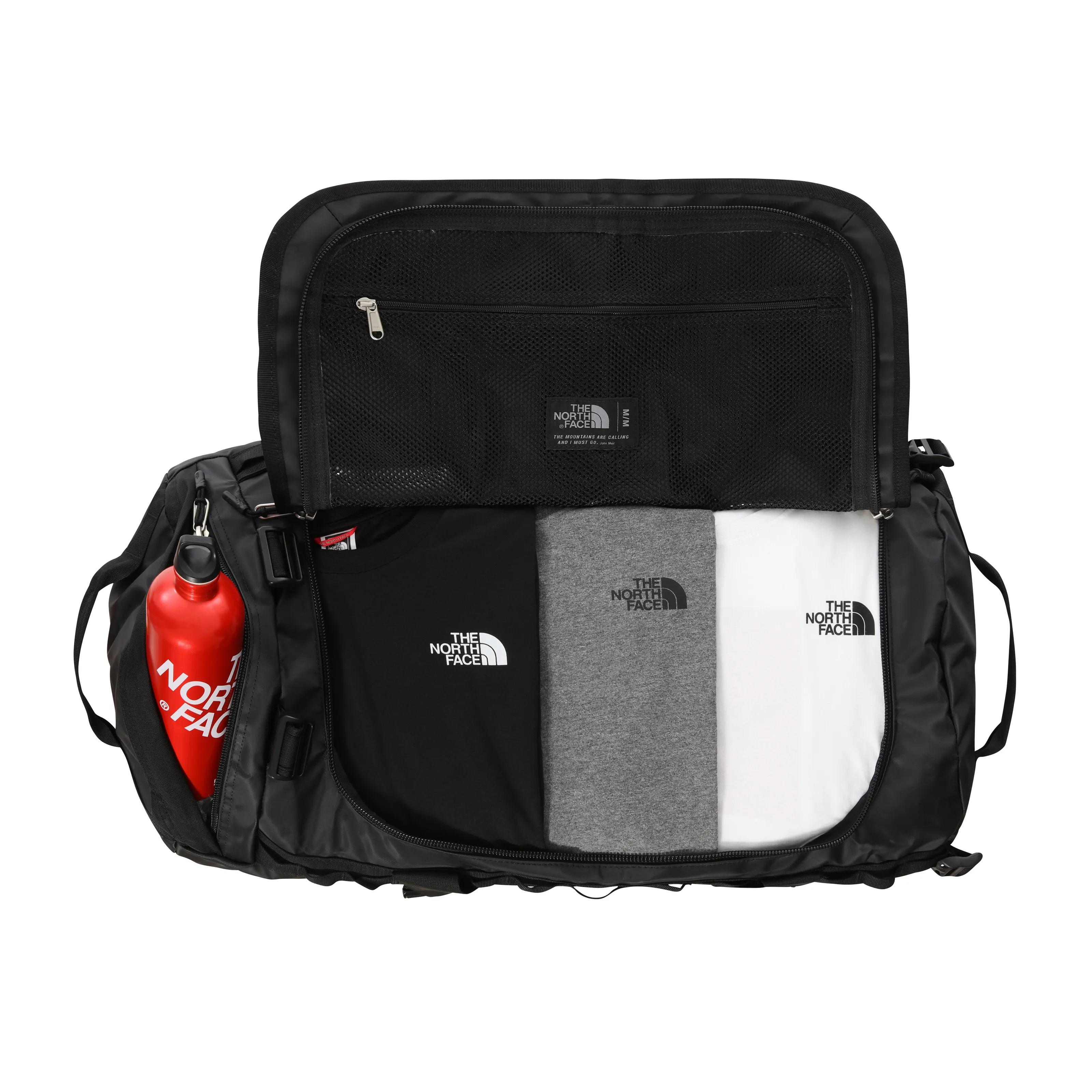 The North Face Base Camp Duffel - M TNF Black/TNF White | Buy The North Face Base Camp Duffel - M TNF Black/TNF White here | Outnorth
