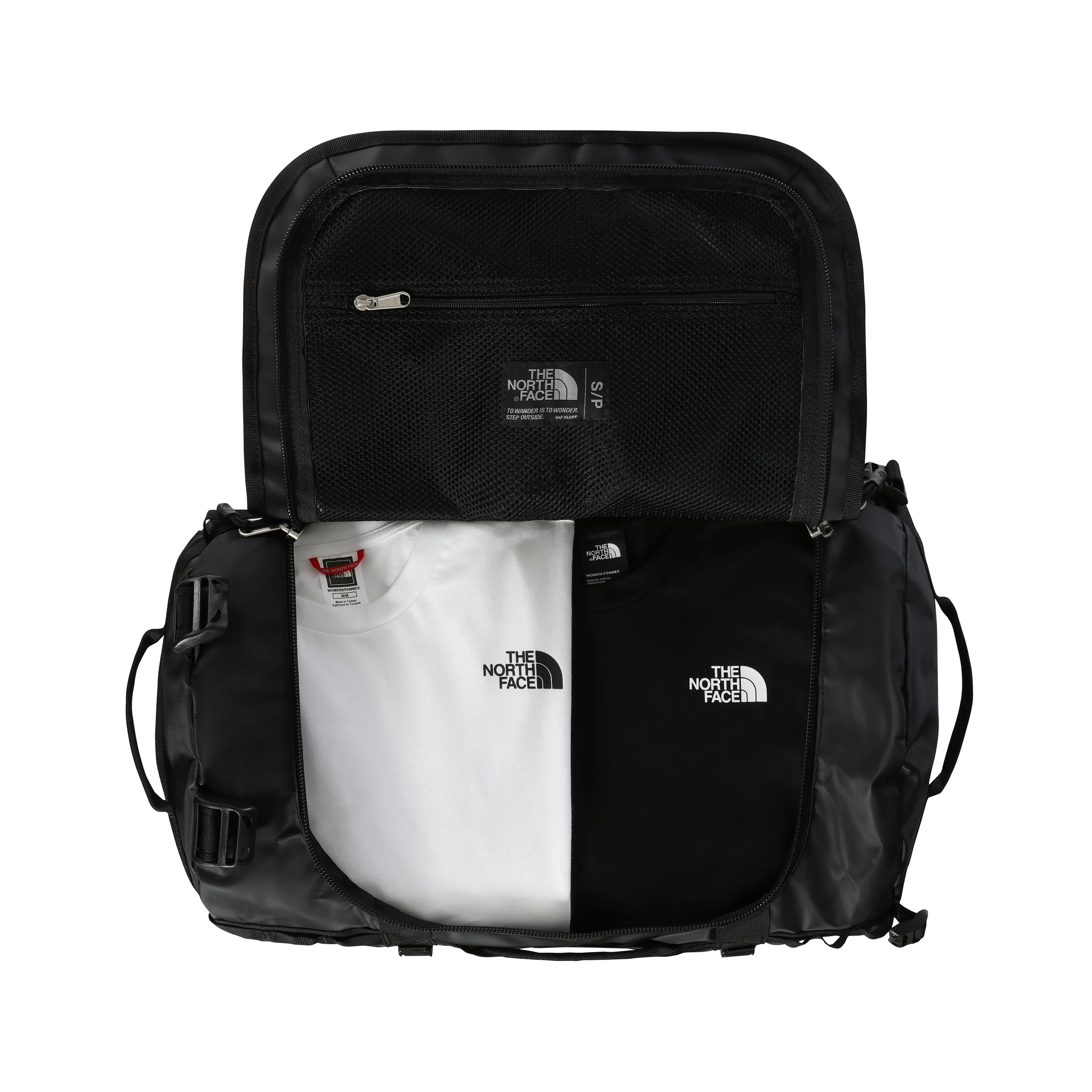 The North Face Base Camp Duffel - S TNF Black/TNF White | Buy The North Face Base Camp Duffel - S TNF Black/TNF White here | Outnorth