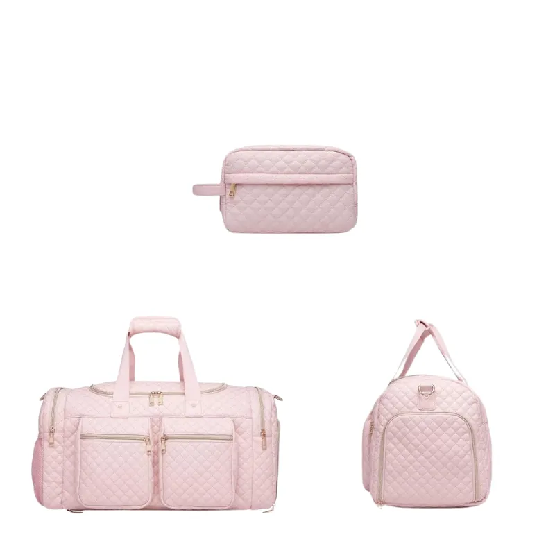 Travel Duffel Bag With Shoe Compartment