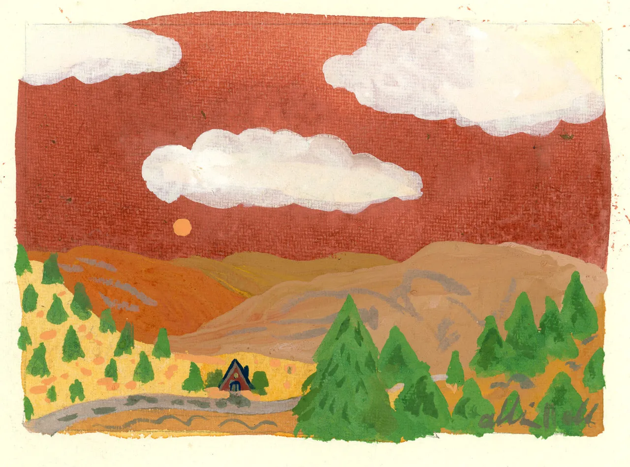 Triangle Cabin (Red)