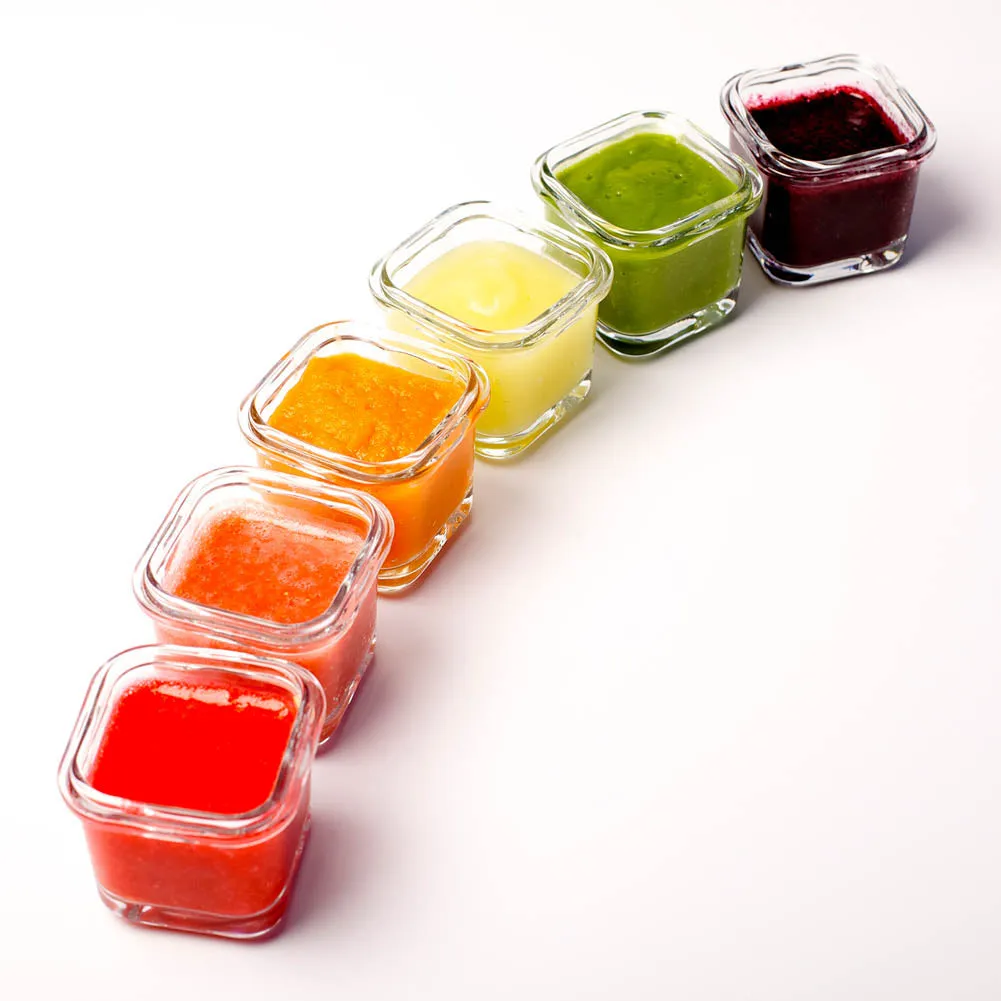 Wean Green Baby 4-Pack Wean Cube Set - Garden (4oz)