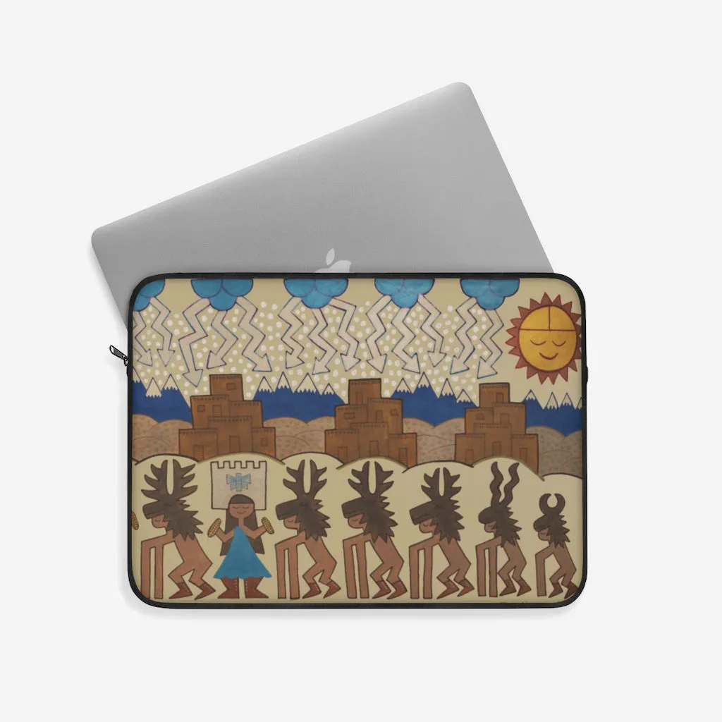Winter Deer Dance Laptop Sleeve