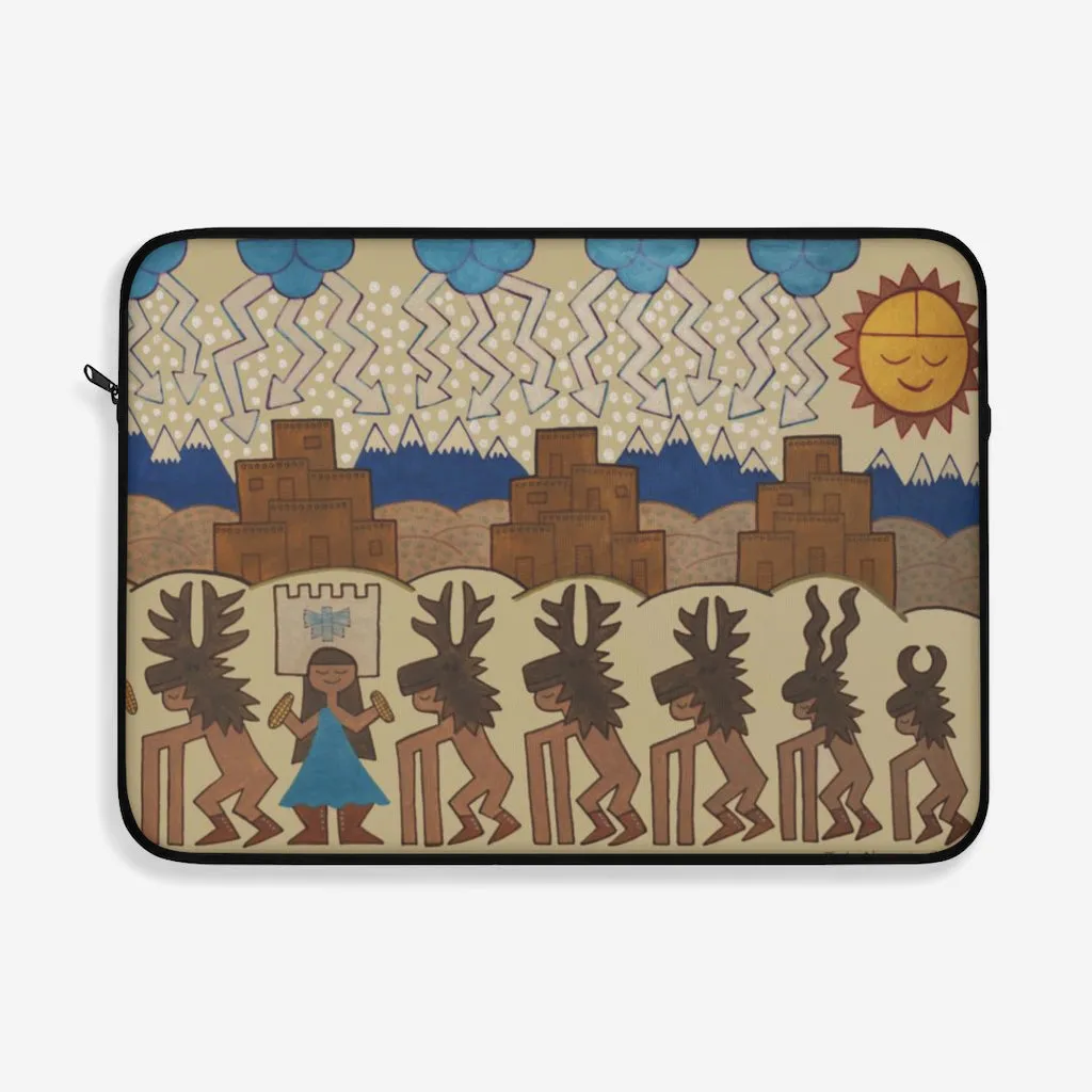 Winter Deer Dance Laptop Sleeve
